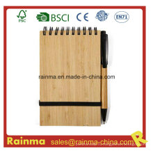 A6 Спиральный Bamboo Notebook с Eco Pen